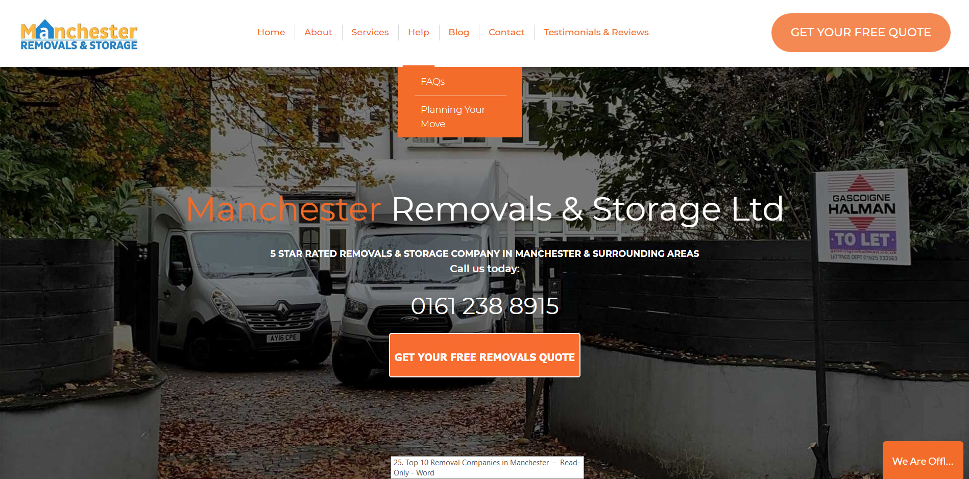 Manchester Removals