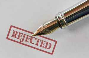Rejection of claim