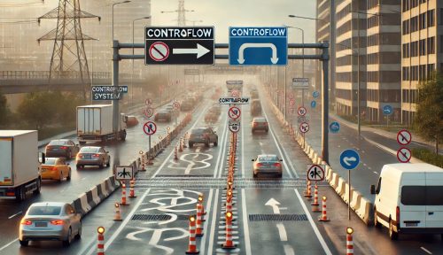 What Road Signs and Markings Indicate a Contraflow System