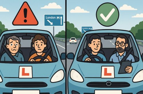 Can Learners Practise on the Motorway with Family or Friends