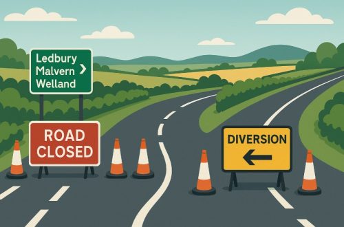 What Are the Official Diversion Routes for A449 Roadworks