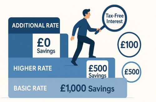 How Do Income Tax Bands Affect Tax-Free Savings Interest