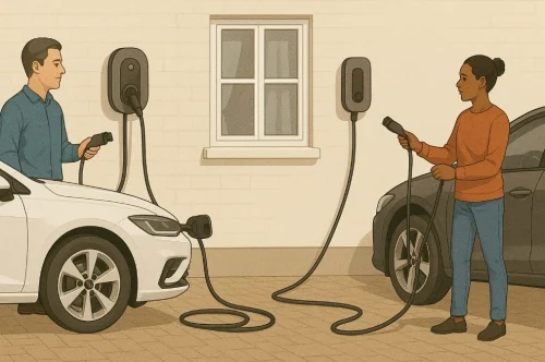 What Are the Differences Between Tethered and Untethered EV Chargers